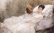 Berthe Morisot Portrait of Mrs Hubade painting
